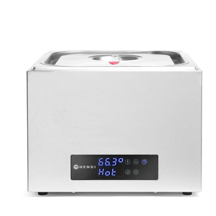 HENDI Sous-Vide-Gerät GN 2 / 3 – 13 l – 230 V / 400 W – 343 × 395 × 255 mm – Produktansicht