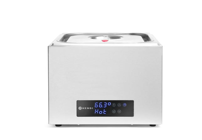 HENDI Sous-Vide-Gerät GN 2 / 3 – 13 l – 230 V / 400 W – 343 × 395 × 255 mm – Produktansicht