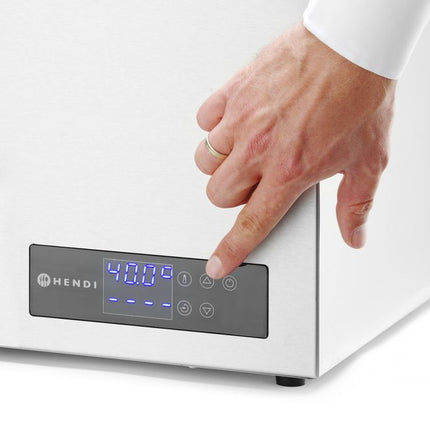 HENDI Sous-Vide-Gerät GN 2 / 3 – 13 l – 230 V / 400 W – 343 × 395 × 255 mm – weitere Produktansicht