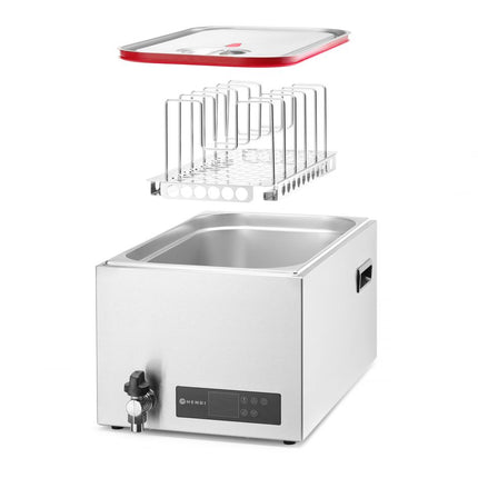 HENDI Sous-Vide-Gerät GN 1 / 1 – 20 l – 230 V / 600 W – 350 × 680 × 275 mm – weitere Produktansicht