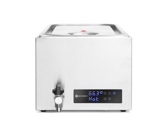 HENDI Sous-Vide-Gerät GN 1 / 1 – 20 l – 230 V / 600 W – 350 × 680 × 275 mm – Produktansicht