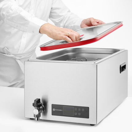 HENDI Sous-Vide-Gerät GN 1 / 1 – 20 l – 230 V / 600 W – 350 × 680 × 275 mm – weitere Produktansicht
