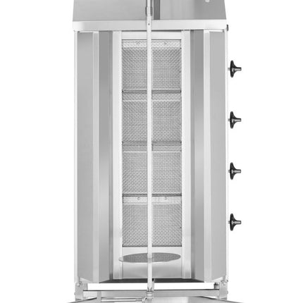 HENDI Gas Kebab Grill – Profi Line – 230 V / 16 W – 13 kW – 735 × 745 × 1110 mm – Produktansicht