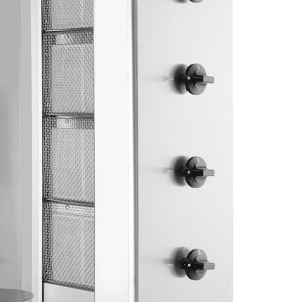 HENDI Gas Kebab Grill – Profi Line – 230 V / 16 W – 13 kW – 735 × 745 × 1110 mm – weitere Produktansicht