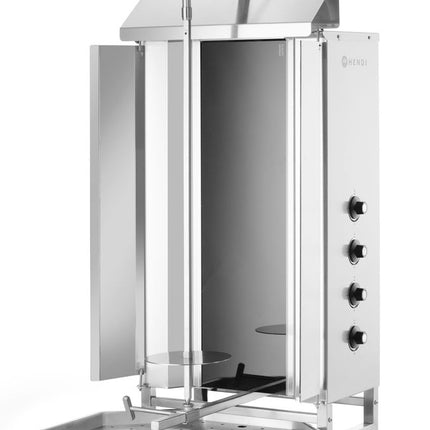 HENDI Elektrischer Kebab-Grill – Profi Line – 400 V / 7200 W – 550 × 700 × H 1120 mm – Weitere Produktansicht