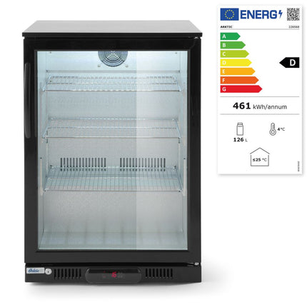 Arktic Bar-Kühlschrank eintürig – 105 l – 230 V / 123 W – Schwarz – 600 × 530 × H 865 mm – Detailansicht