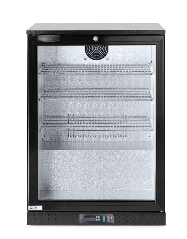 Arktic Bar-Kühlschrank eintürig – 105 l – 230 V / 123 W – Schwarz – 600 × 530 × H 865 mm – Produktansicht