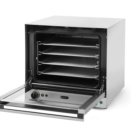 HENDI Heißluftofen mit Beschwadung H90S – 230 V / 2670 W – 595 × 595 × 570 mm – weitere Produktansicht