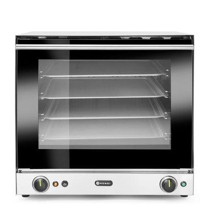 HENDI Heißluftofen mit Beschwadung H90S – 230 V / 2670 W – 595 × 595 × 570 mm – Produktansicht