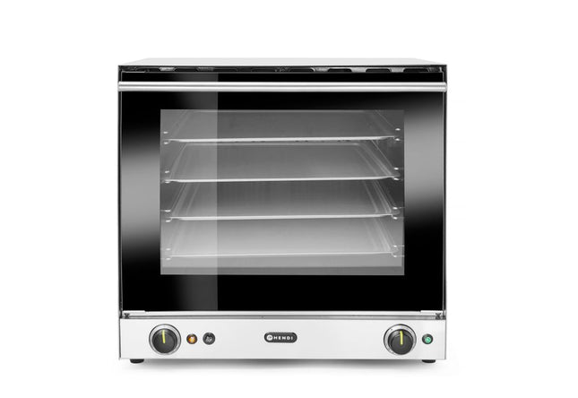 HENDI Heißluftofen mit Beschwadung H90S – 230 V / 2670 W – 595 × 595 × 570 mm – Produktansicht