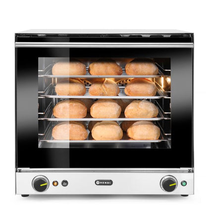 HENDI Heißluftofen mit Beschwadung H90S – 230 V / 2670 W – 595 × 595 × 570 mm – weitere Produktansicht