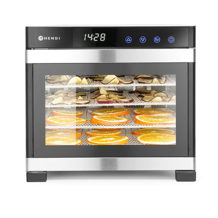 HENDI Dörrautomat für Lebensmittel – Profi Line – 6 Bleche – 230 V / 650 W – 342 × 485 × 309 mm – weitere Produktansicht