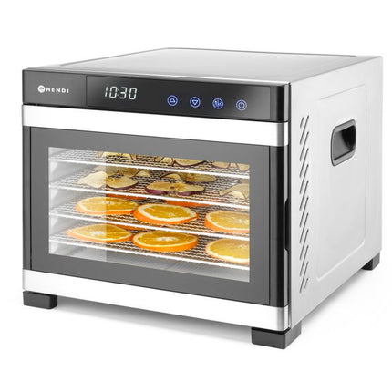 HENDI Dörrautomat für Lebensmittel – Profi Line – 6 Bleche – 230 V / 650 W – 342 × 485 × 309 mm – weitere Produktansicht