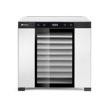 HENDI Dörrgerät Profi Line – Profi Line – 10 Bleche – 230 V / 1000 W – 430 × 550 × 416 mm – Produktansicht