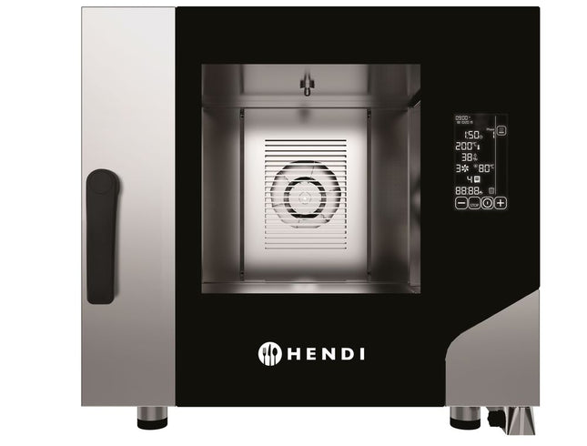 HENDI Konvektionsdampfgarer CONTACT 5x GN1 / 1 – 400 V / 7800 W – 730 × 849 × H 700 mm – Produktansicht