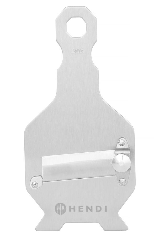 HENDI Trüffelhobel – Silber – 175 × 83 mm – Produktansicht
