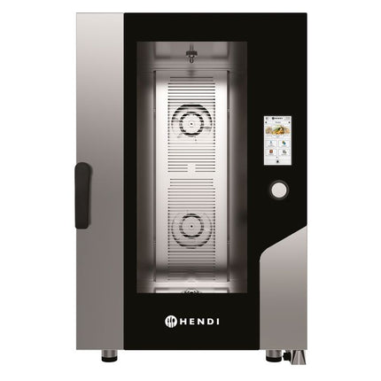 HENDI Konvektions-Dampfgarer – Touch 11 x GN 1 / 1 – 730 × 785 × H 1130 mm – Produktansicht