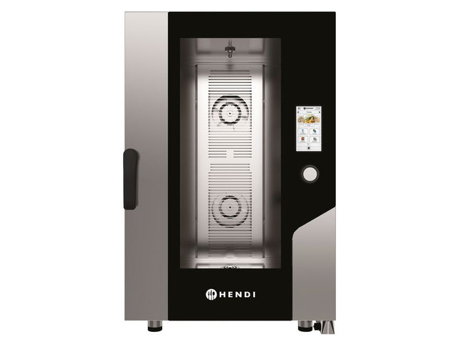 HENDI Konvektions-Dampfgarer – Touch 11 x GN 1 / 1 – 730 × 785 × H 1130 mm – Produktansicht