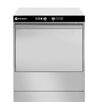 HENDI Geschirrspüler 40 × 40 - elektronische Steuerung – Kitchen Line – 230 V / 2800 W – 470 × 510 × 710 mm – Produktansicht