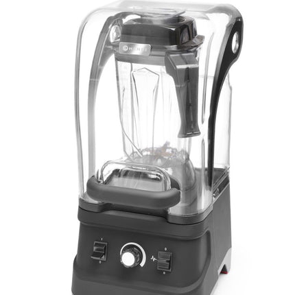 HENDI Mixer mit Schallschutzhaube – 2.5 l – Schwarz – 230 V / 1680 W – 250 × 300 × 540 mm – weitere Produktansicht