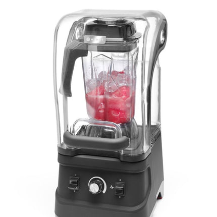 HENDI Mixer mit Schallschutzhaube – 2.5 l – Schwarz – 230 V / 1680 W – 250 × 300 × 540 mm – weitere Produktansicht