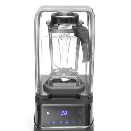 HENDI Digitaler Standmixer mit Schallgehäuse und BPA-freiem Behälter – 230 V / 1680 W – 250 × 300 × 546 mm – Produktansicht