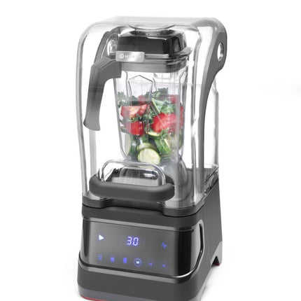 HENDI Digitaler Standmixer mit Schallgehäuse – 2.5 l – Schwarz – 230 V / 1680 W – 250 × 300 × 546 mm – weitere Produktansicht