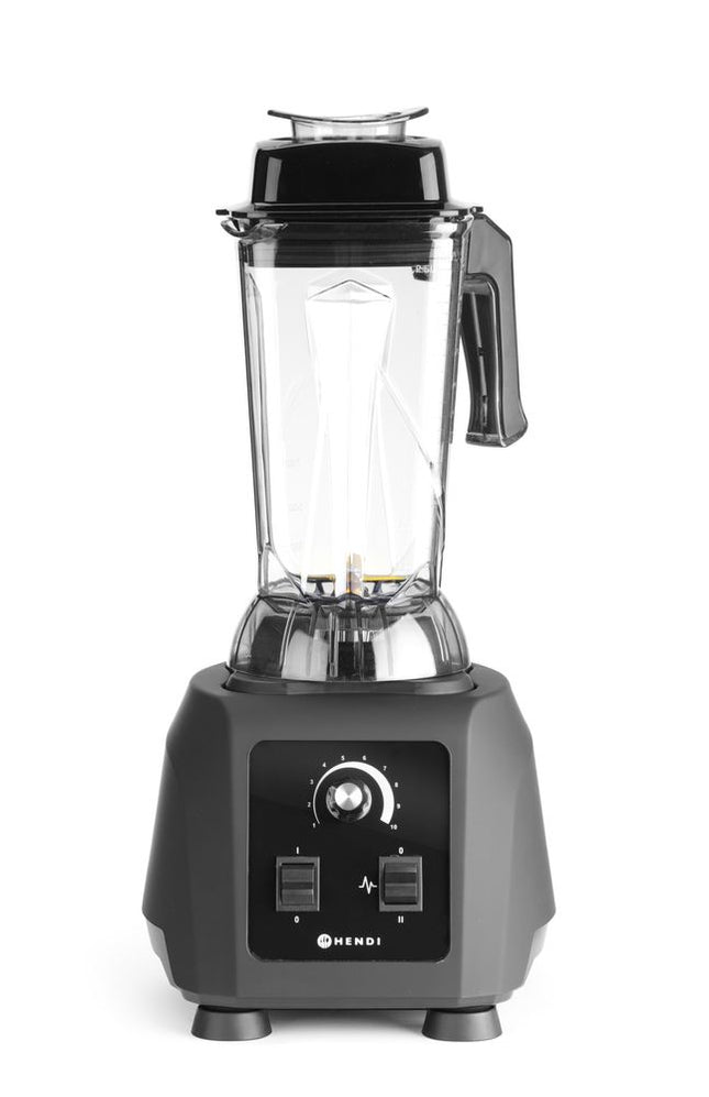 HENDI Mixer – 2.5 l – Schwarz – 230 V / 1680 W – 320 × 250 × 532 mm – Produktansicht