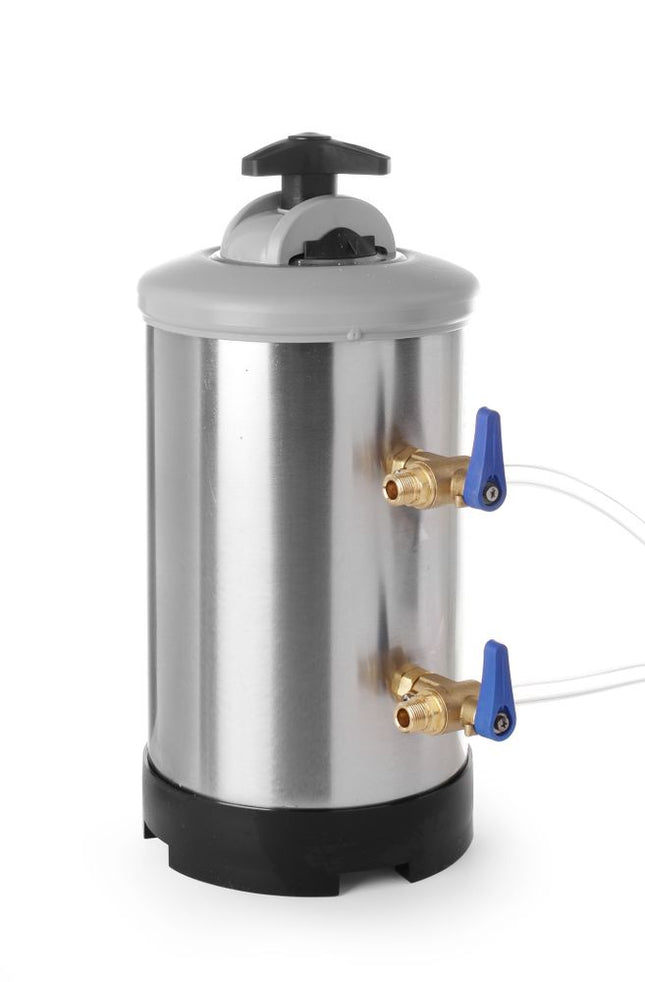 HENDI Wasserenthärter – Filterkapazität: (20°dH / 30°dH / 40°dH) 1200 / 1000 / 900 – 8 l – Ø 185 × H 400 mm – Produktansicht