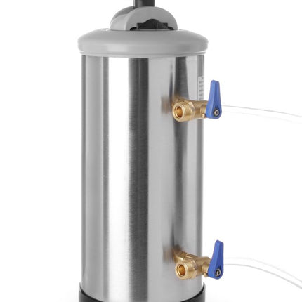HENDI Wasserenthärter – Filterkapazität: (20°dH / 30°dH / 40°dH) 2520 / 1680 / 1260 – 12 l – Ø 185 × H 500 mm – Produktansicht