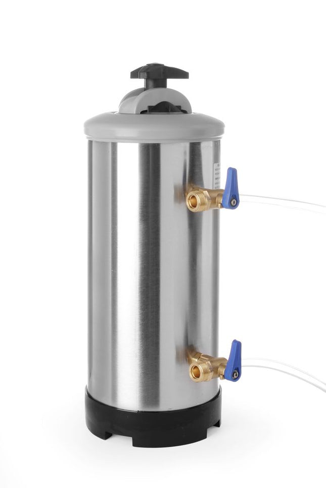 HENDI Wasserenthärter – Filterkapazität: (20°dH / 30°dH / 40°dH) 2520 / 1680 / 1260 – 12 l – Ø 185 × H 500 mm – Produktansicht