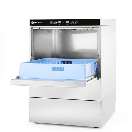 HENDI Geschirrspüler 50 × 50 - elektronische Steuerung – Kitchen Line – 400 V / 6600 W – 570 × 600 × 830 mm – weitere Produktansicht