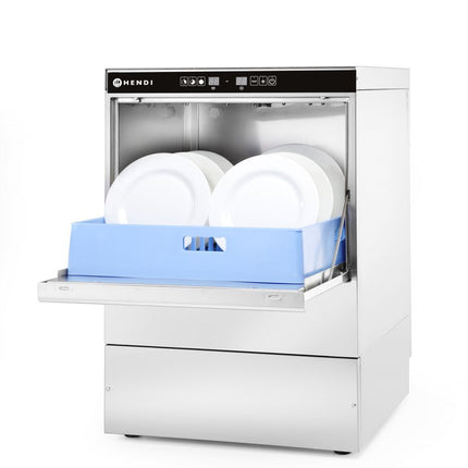 HENDI Geschirrspüler 50 × 50 - elektronische Steuerung – Kitchen Line – 400 V / 6600 W – 570 × 600 × 830 mm – weitere Produktansicht