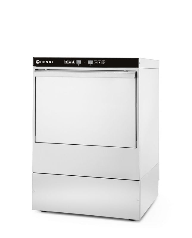 HENDI Geschirrspüler 50 × 50 - elektronische Steuerung – Kitchen Line – 400 V / 6600 W – 570 × 600 × 830 mm – Produktansicht