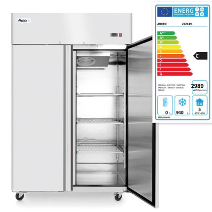Arktic Tiefkühlschrank – zweitürig Profi Line 1240 L – Profi Line – 940 l – 230 V / 980 W – 800 × 1314 × 2065 mm – weitere Produktansicht
