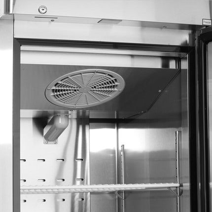 Arktic Gefrierschrank eintürig 410 l – Profi Line – 280 l – 230 V / 600 W – 745 × 600 × H 1945 mm – Detailansicht 2
