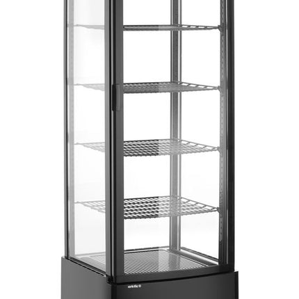 Arktic Kühlvitrine 270 Liter – Schwarz – 230 V / 290 W – 520 × 550 × 1870 mm – weitere Produktansicht