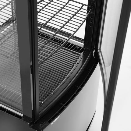 Arktic Kühlvitrine 270 Liter – Schwarz – 230 V / 290 W – 520 × 550 × 1870 mm – weitere Produktansicht