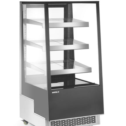 Arktic Kühlvitrine mit 3 geneigten Regalen – 230 V / 480 W – 833 × 650 × 1460 mm – weitere Produktansicht