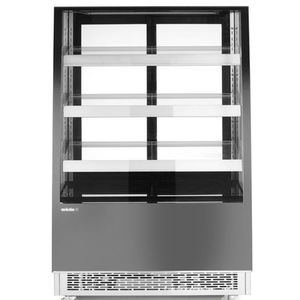 Arktic Kühlvitrine mit 3 geneigten Regalen – 230 V / 490 W – 833 × 900 × 1460 mm – Produktansicht