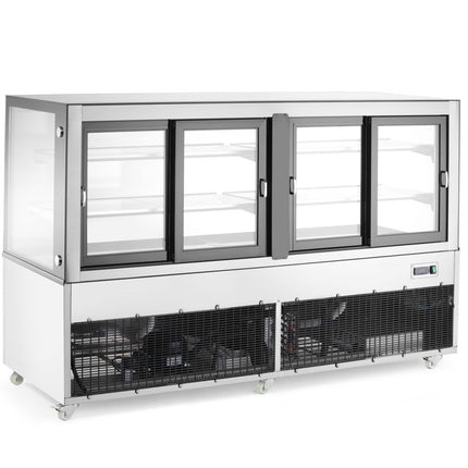 Arktic Kühlvitrine mit 2 Regalen – 230 V / 500 W – 677 × 1824 × 1230 mm – weitere Produktansicht