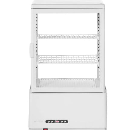 Arktic Aufsatz-Kühlvitrine 58 Liter – Weiß – 230 V / 170 W – 406 × 452 × 830 mm – Produktansicht