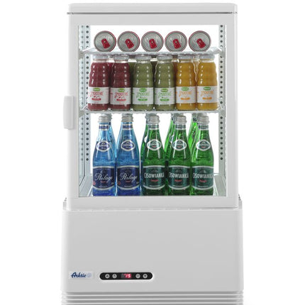 Arktic Aufsatz-Kühlvitrine 58 Liter – Weiß – 230 V / 170 W – 406 × 452 × 830 mm – weitere Produktansicht