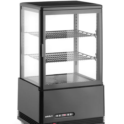 Arktic Aufsatz-Kühlvitrine 58 Liter – schwarz – 230 V / 170 W – 406 × 452 × 830 mm – weitere Produktansicht