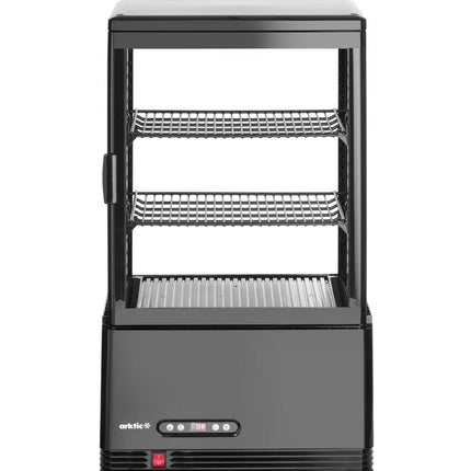 Arktic Aufsatz-Kühlvitrine 58 Liter – schwarz – 230 V / 170 W – 406 × 452 × 830 mm – Produktansicht