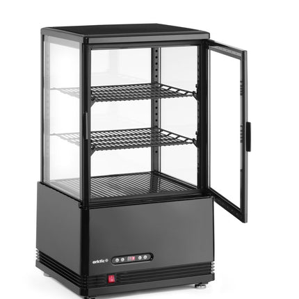 Arktic Aufsatz-Kühlvitrine 58 Liter – schwarz – 230 V / 170 W – 406 × 452 × 830 mm – weitere Produktansicht