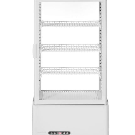 Arktic Aufsatz-Kühlvitrine 78 Liter – Weiß – 230 V / 170 W – 397 × 444 × 940 mm – Produktansicht