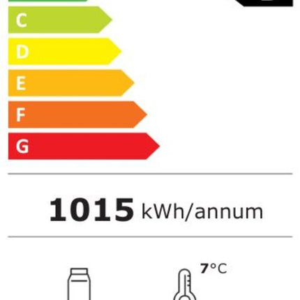 Arktic Aufsatz-Kühlvitrine 78 Liter – schwarz – 230 V / 170 W – 397 × 444 × 940 mm – weitere Produktansicht