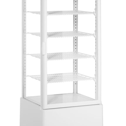 Arktic Aufsatz-Kühlvitrine 98 Liter – weiß – 230 V / 210 W – 397 × 444 × 1100 mm – weitere Produktansicht