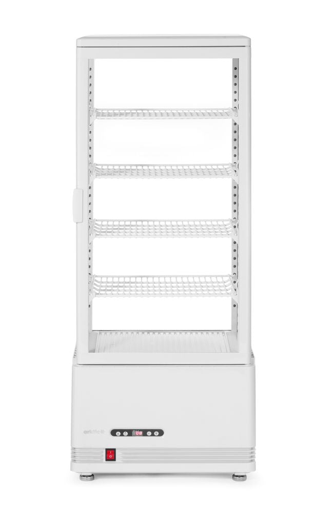 Arktic Aufsatz-Kühlvitrine 98 Liter – weiß – 230 V / 210 W – 397 × 444 × 1100 mm – Produktansicht